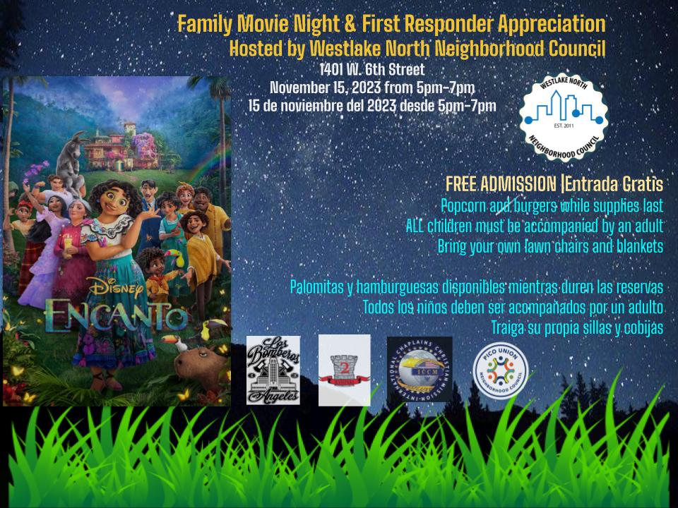 Family Movie Night & First Responders Appreciation