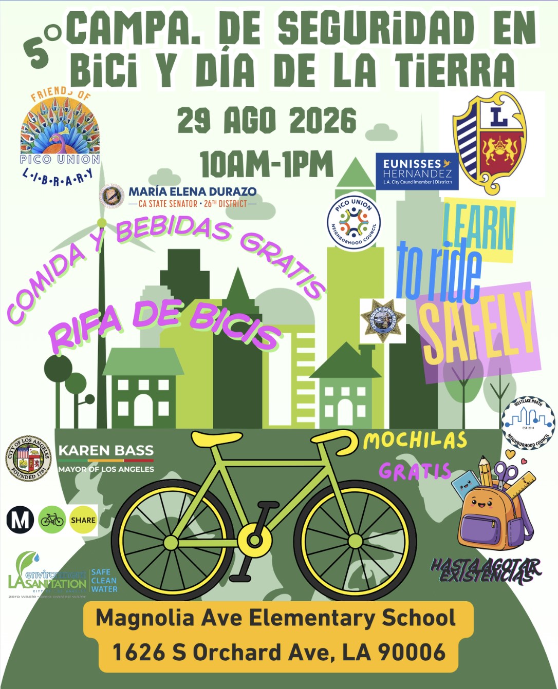 5th Annual Bike Safety Camp & Earth Day